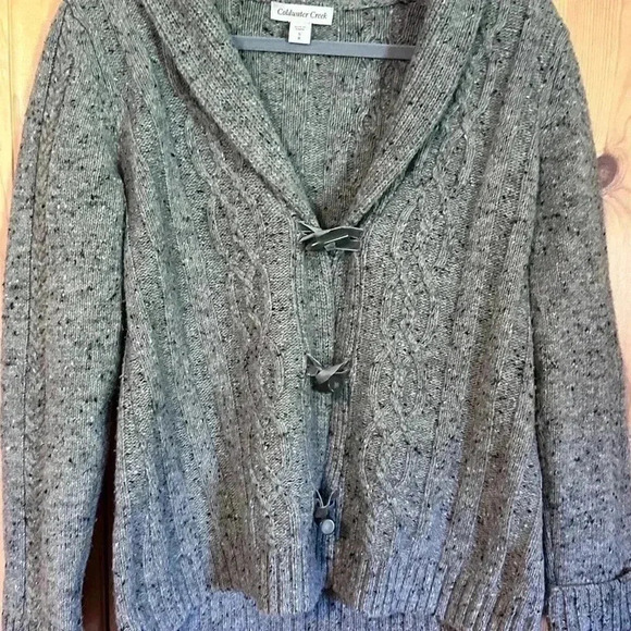 Coldwater Creek Collard Button Up Sweater Size‎ Small - Picture 6 of 8